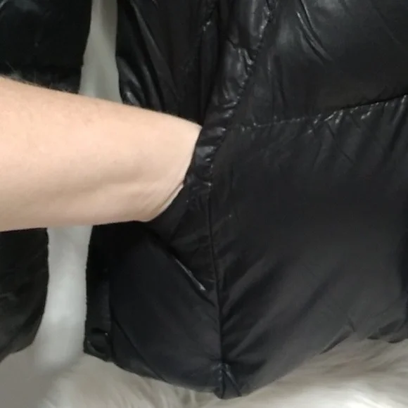 RARE! LJR JR Puffer Coat Zip/Snap Button Closure Sz.L - Picture 4 of 15